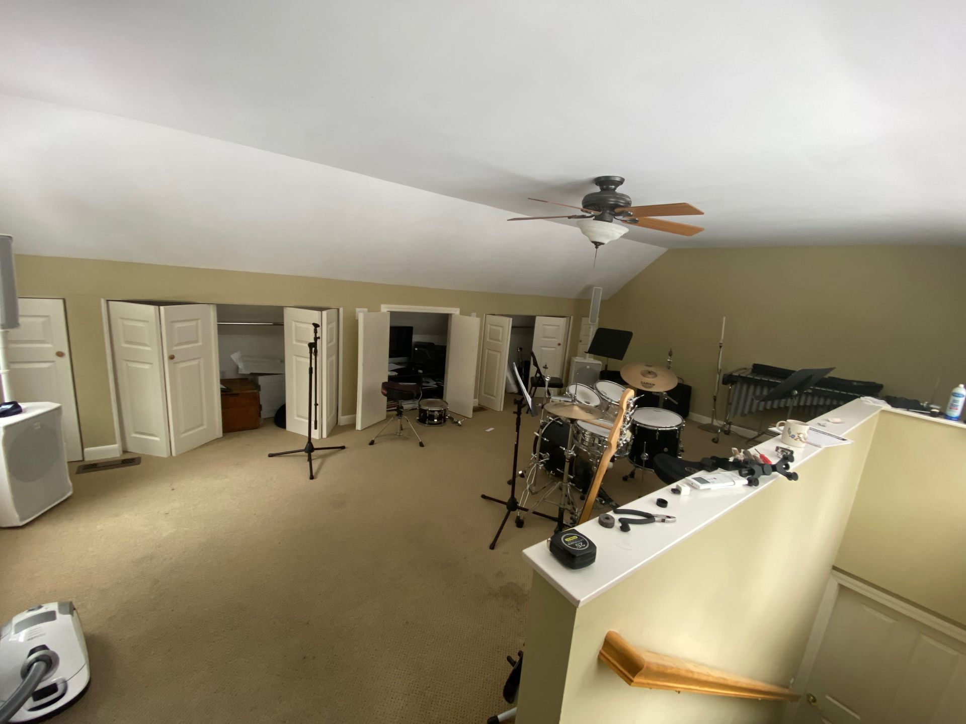panoramic view of a practice room