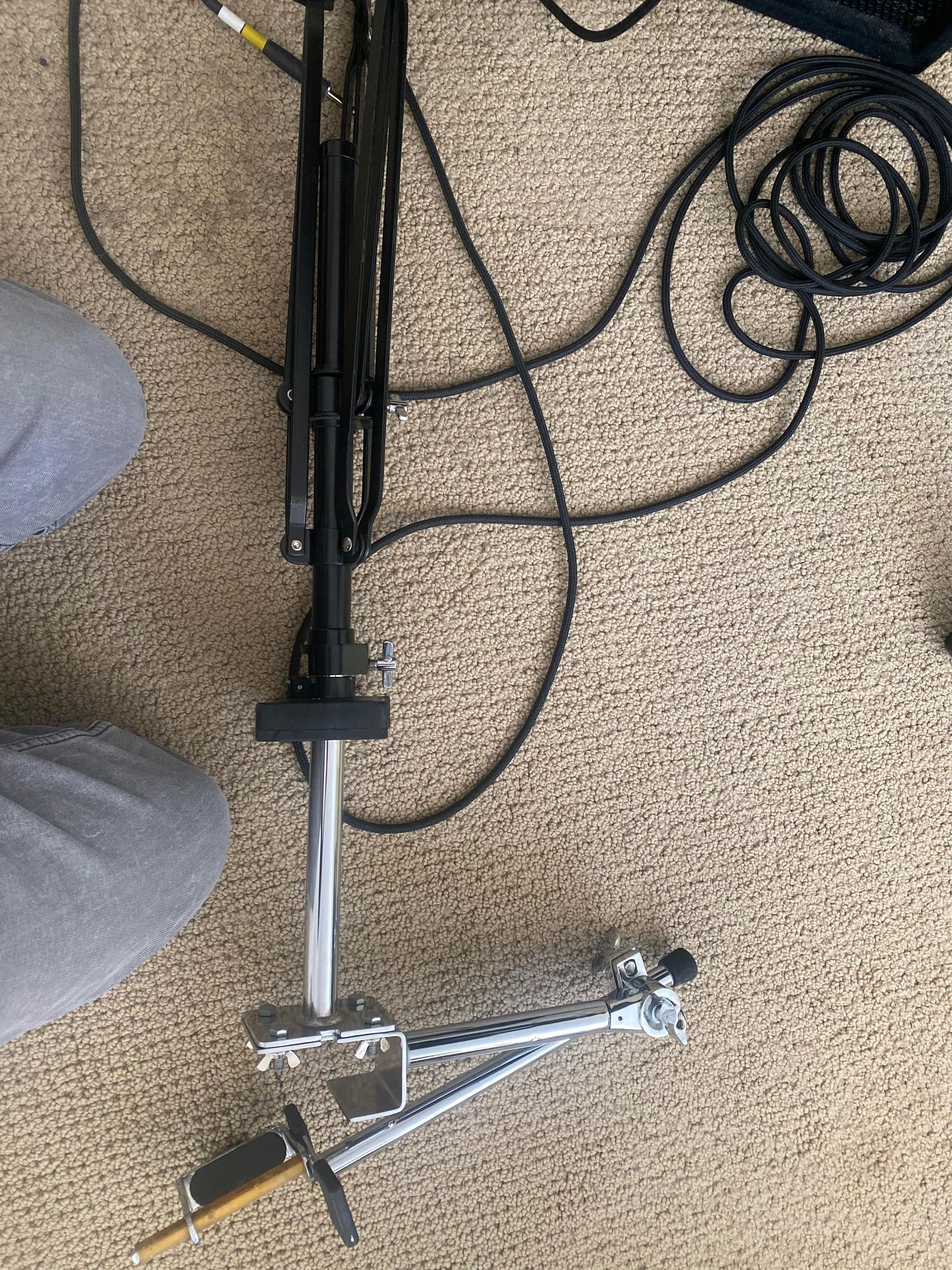 a stand for microphones or other