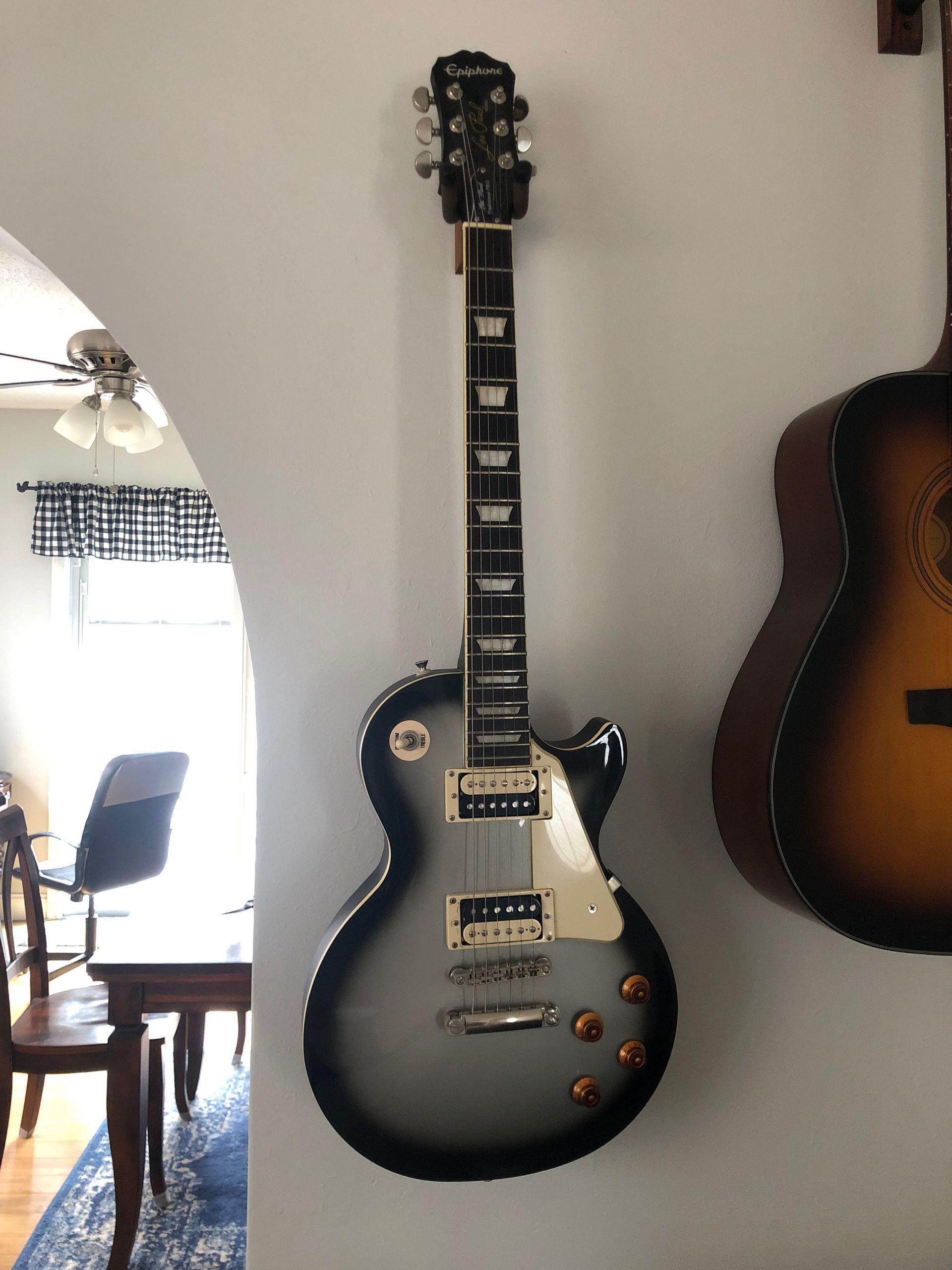 an electric guitar