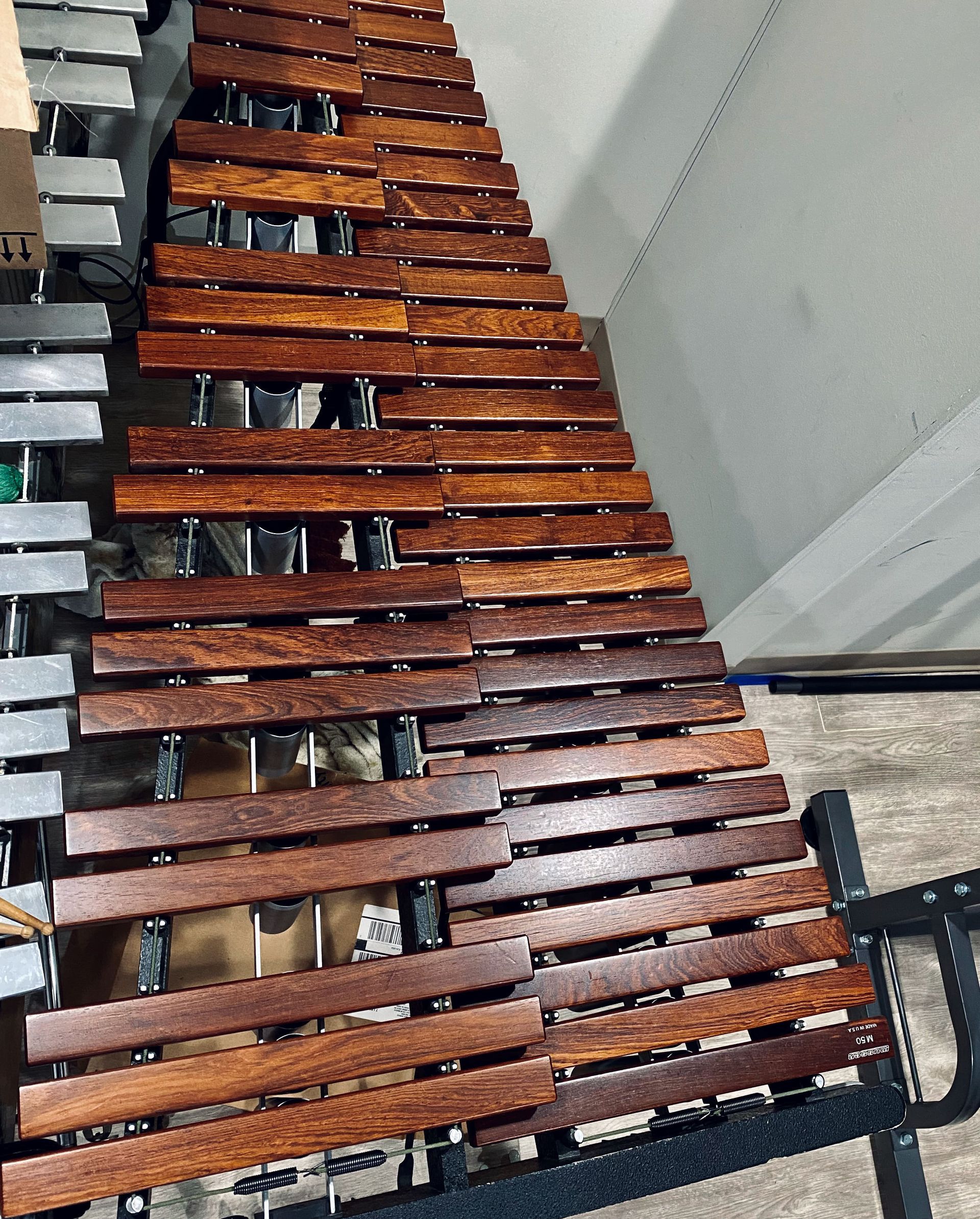 Wood colored xylophone