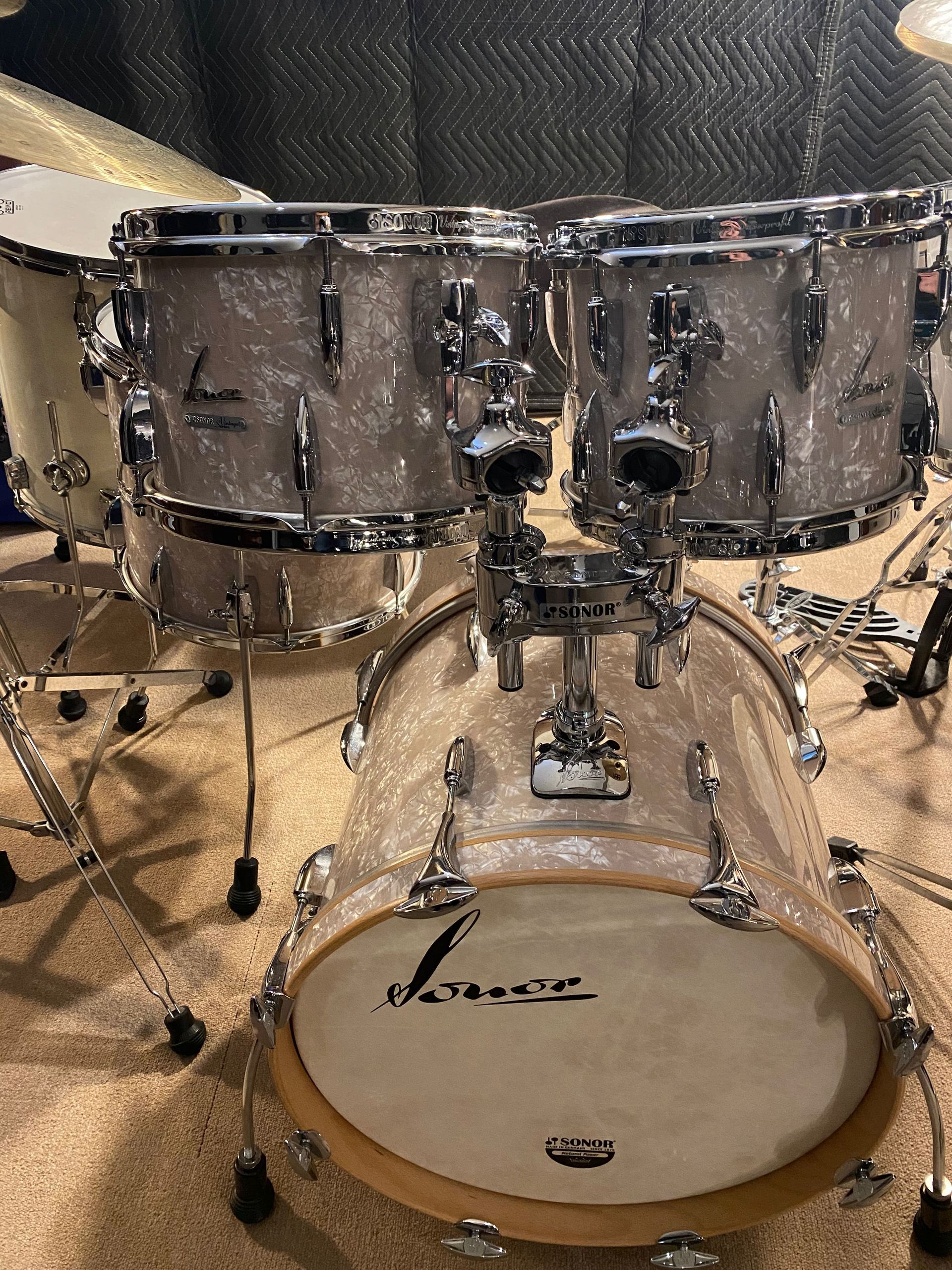 a drum set