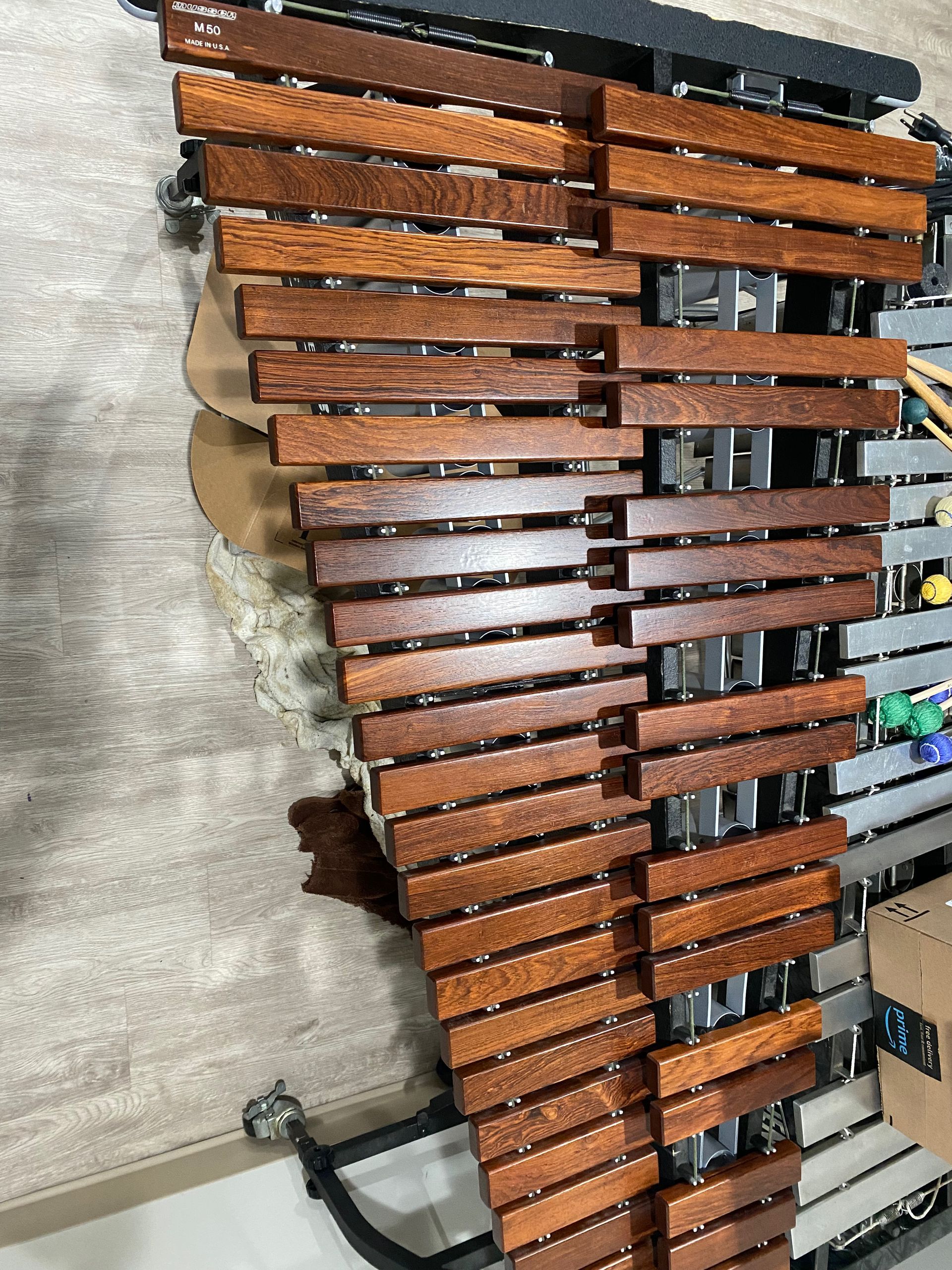 a brown xylophone