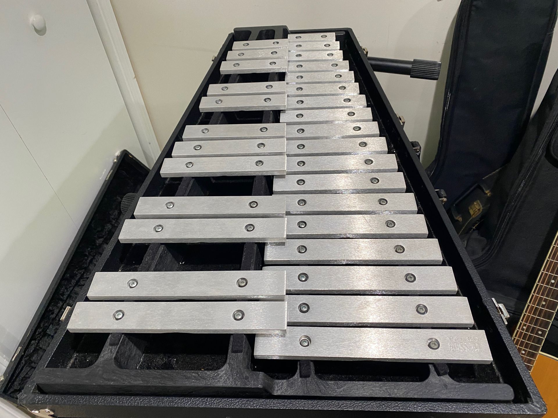 metal colored xylophone