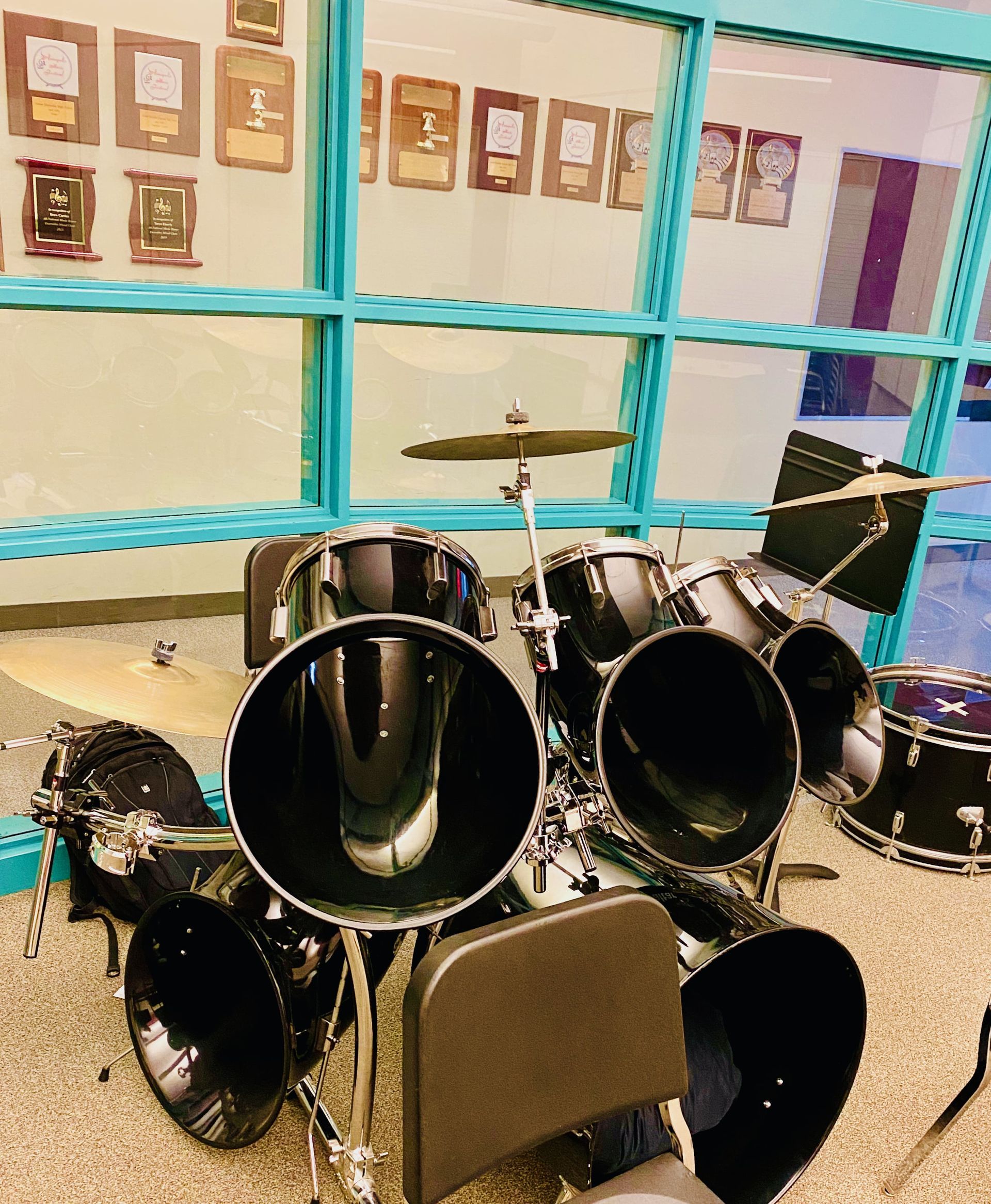 Black Drum Set