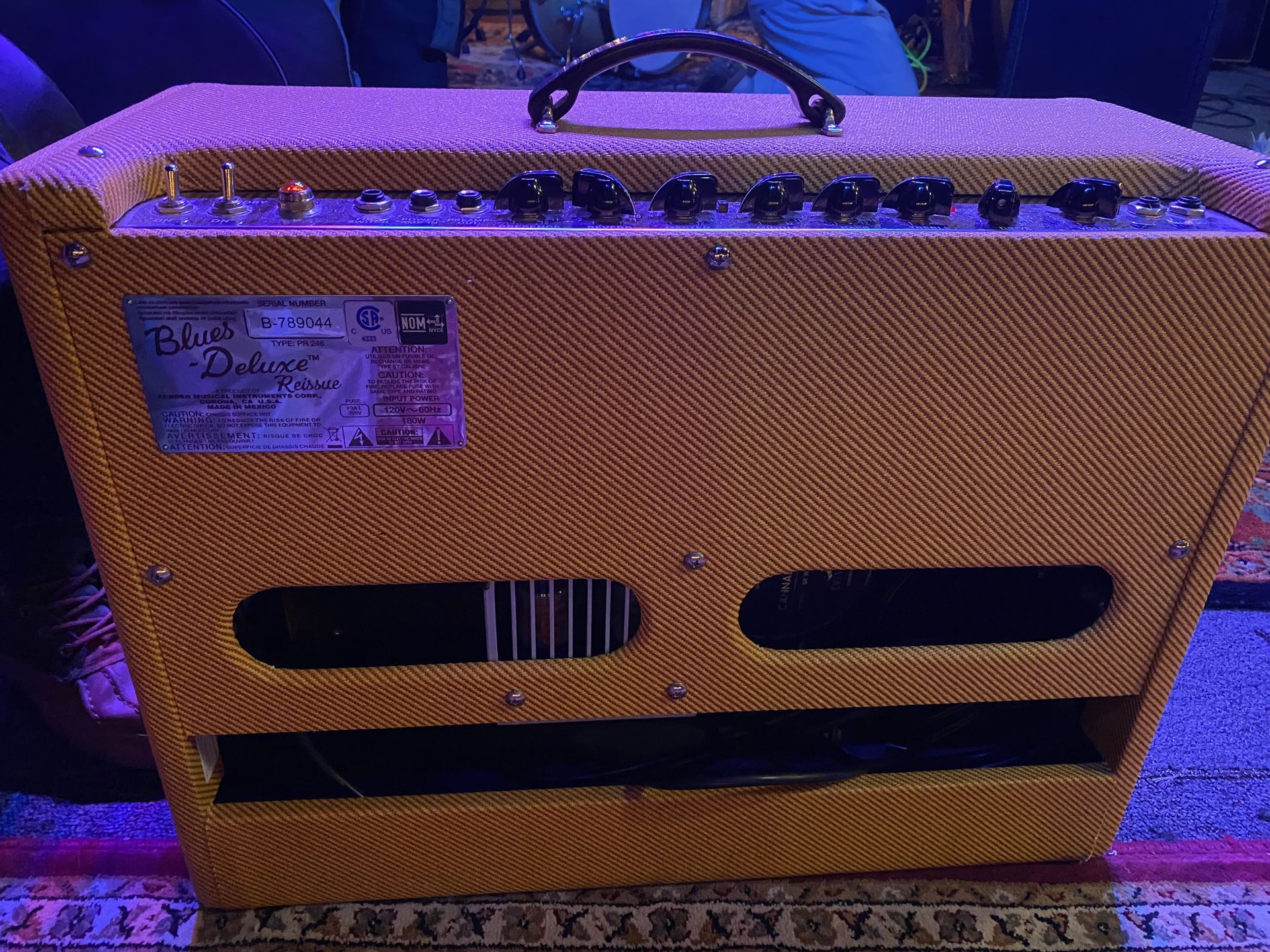 back of a amplifier