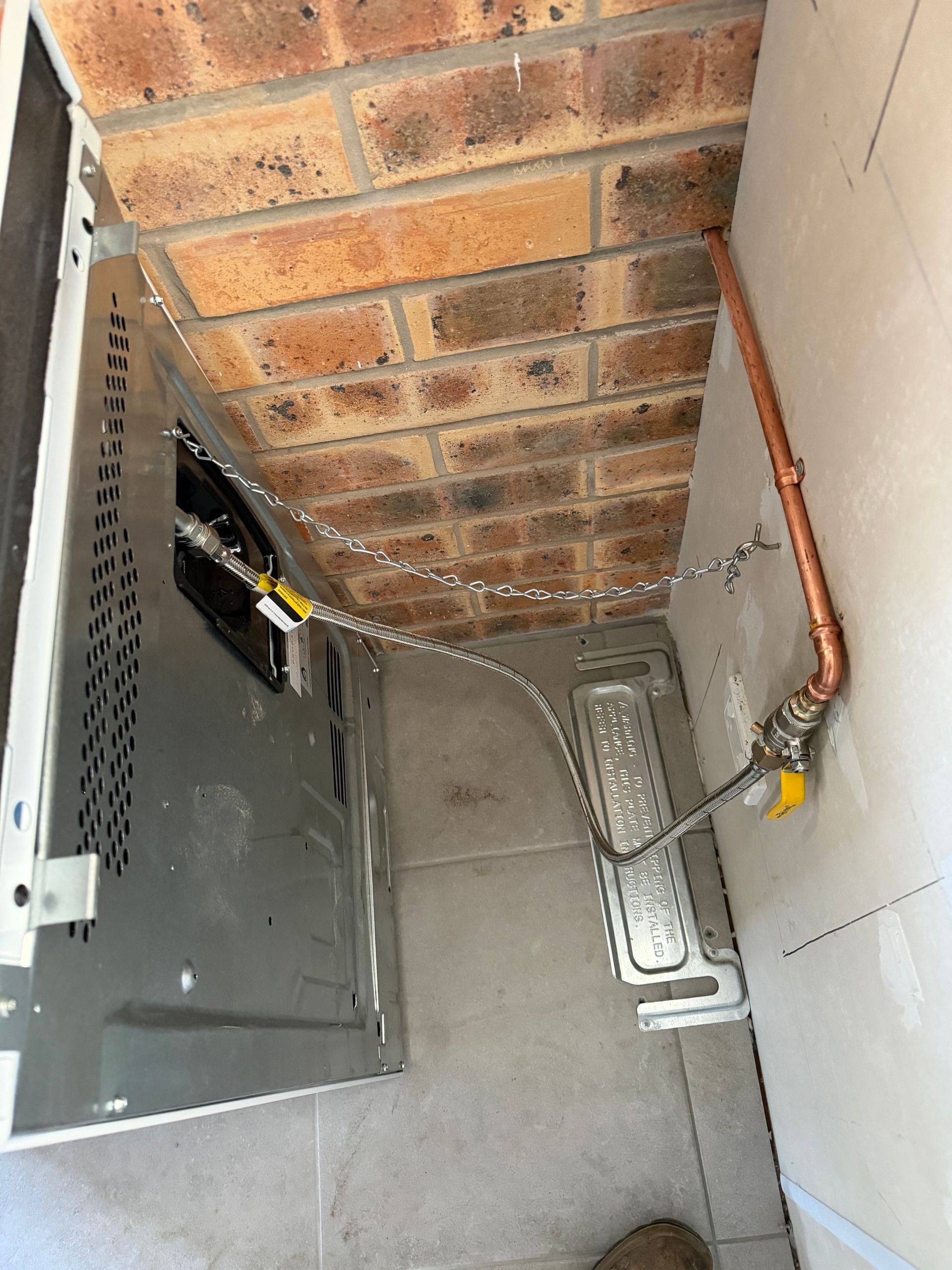Open electrical panel with exposed wiring inside a utility cabinet — Truflow Plumbing & Gas Solutions in Rockhampton City, QLD