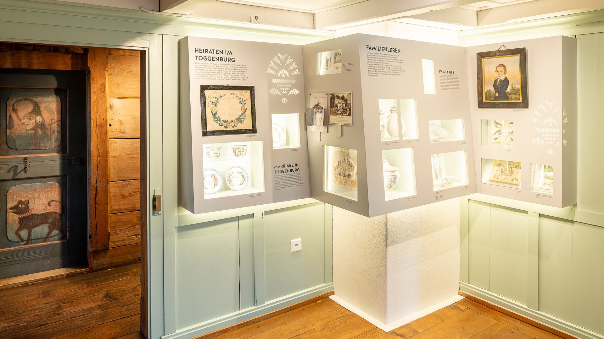 Ausstellung zur Familien- und Alltagskultur im Heimatmuseum Ackerhus Toggenburg