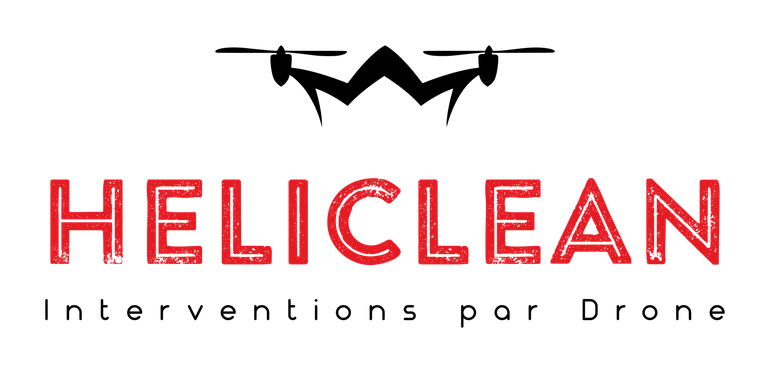 heliclean intervention par drone
