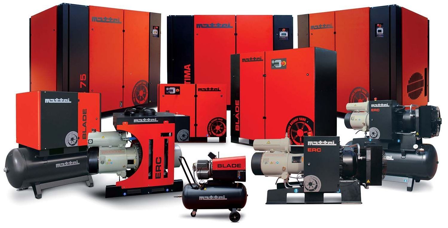 Fornitura compressori industriali d'aria compressa