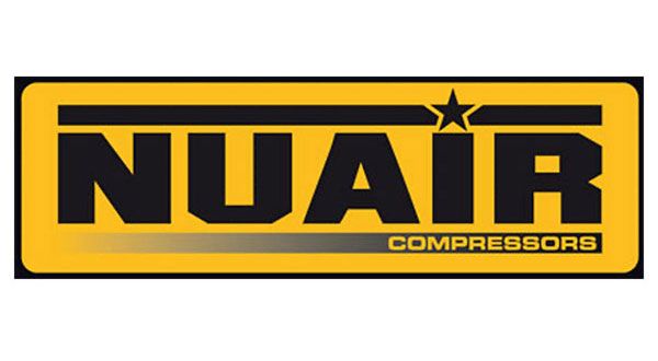 Un logo giallo e nero per i compressori Nuair
