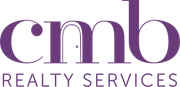 Purple logo for CNMB Realty Services featuring a stylized doorway arch integrated into the letter 'n'.