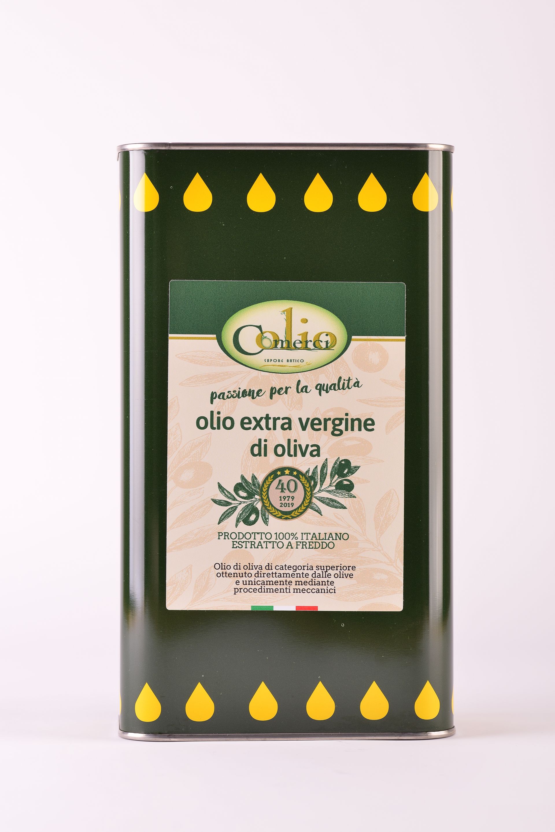 Olio extravergine d'oliva lattina da 3 litri