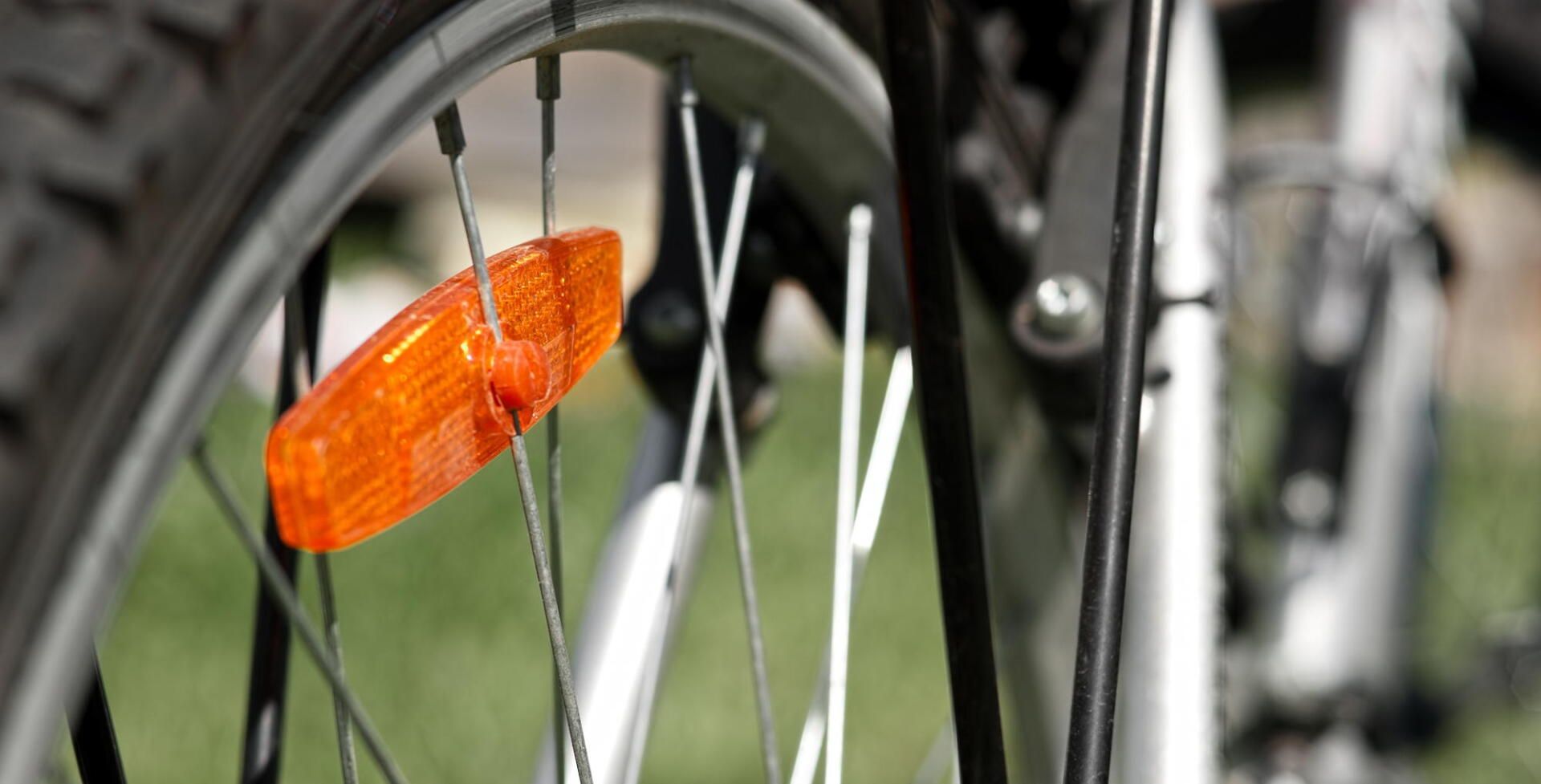 Reflektoren am Fahrrad