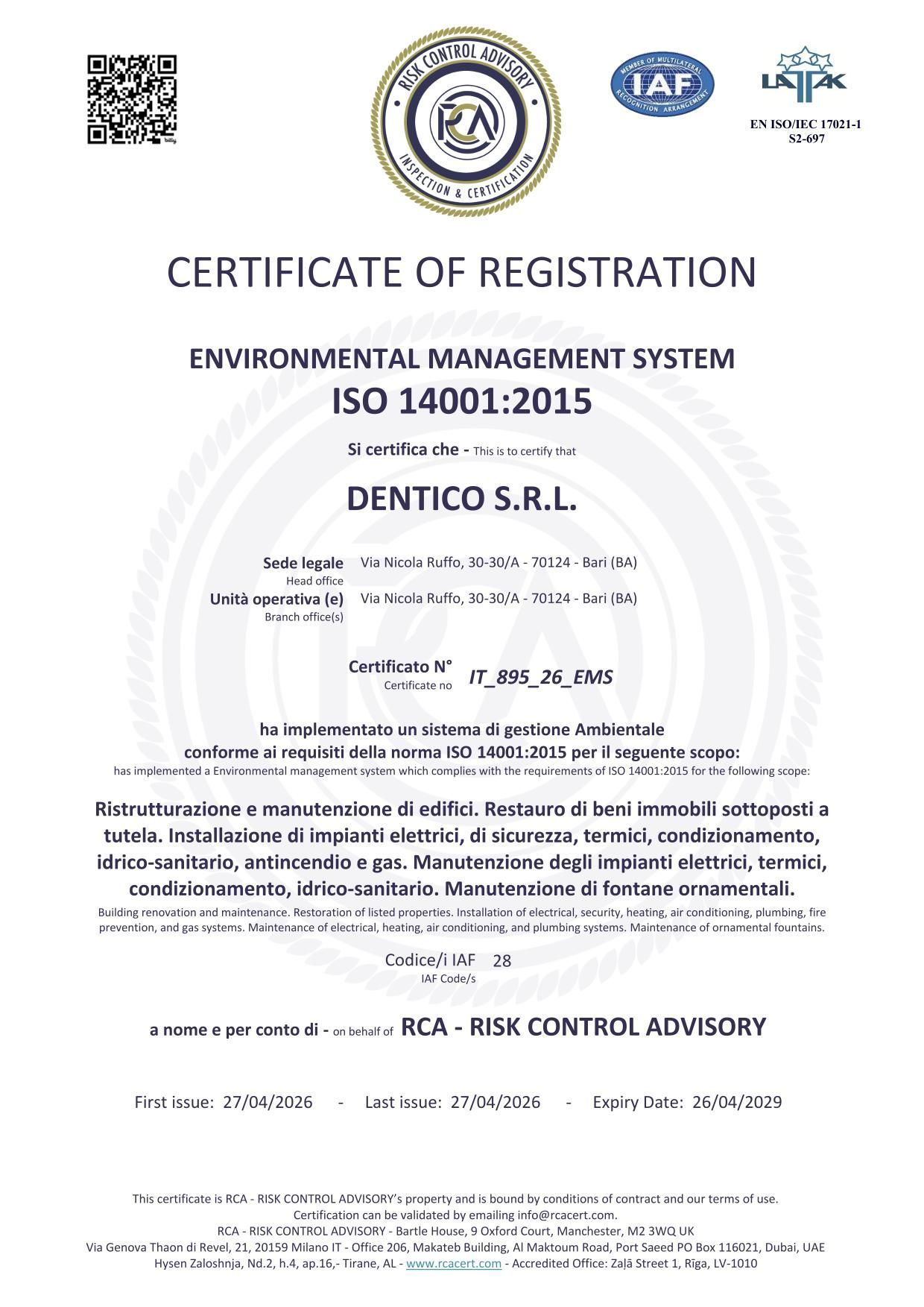 certificazioni