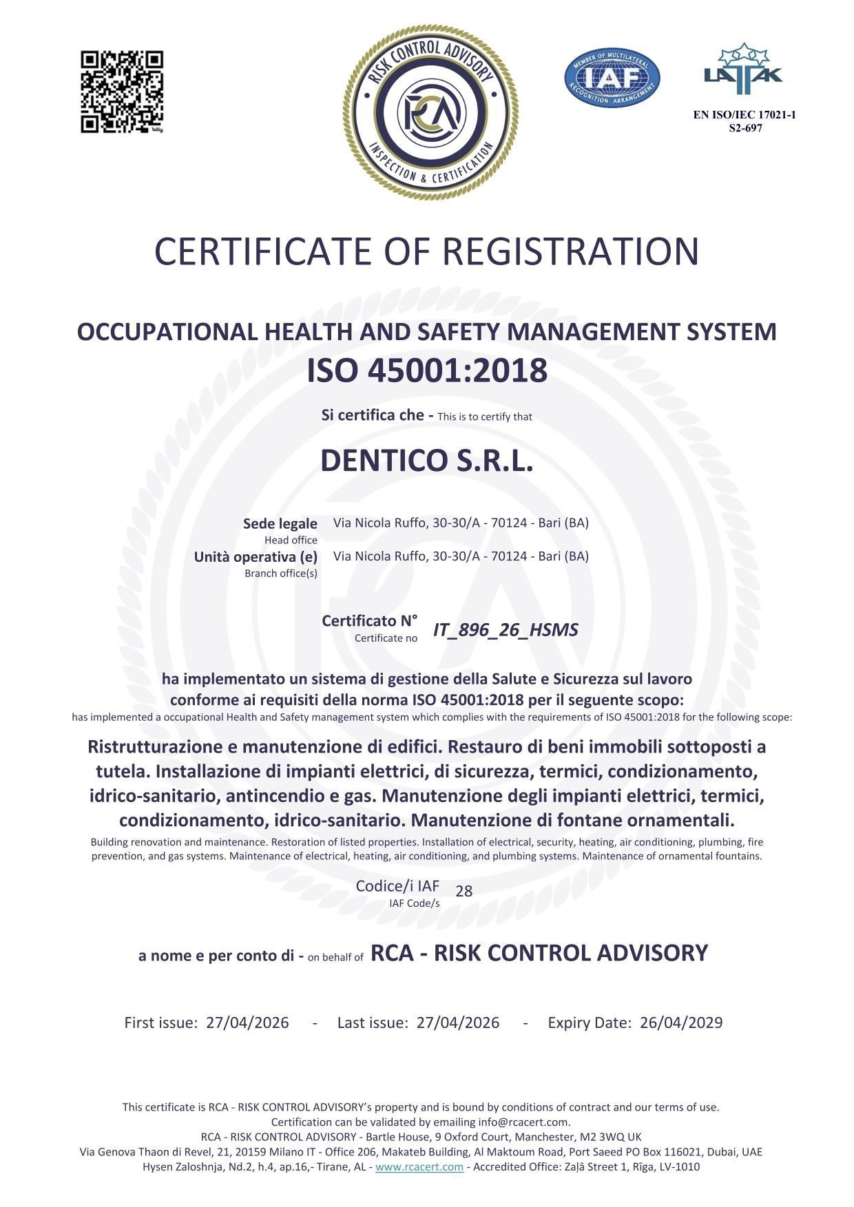 certificazioni