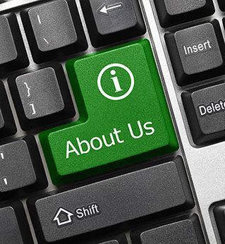 About Us Keyboard Graphic