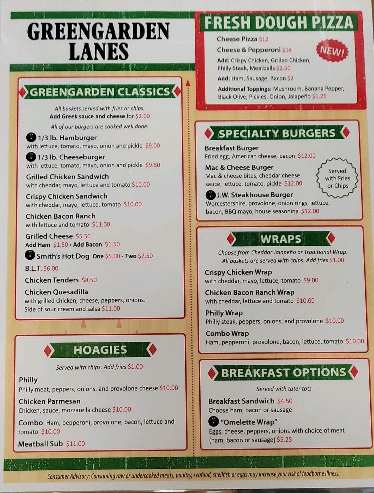 Bowling Alley Erie, PA Greengarden Lanes Bowling