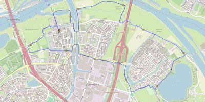 Wandelen 10 km Dichtbij Vrijstad Vianen Loop