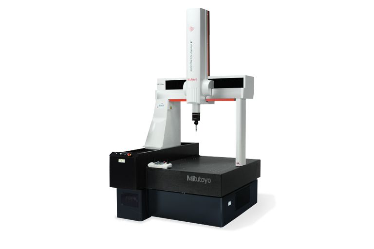 A large machine is sitting on top of a table on a white background.