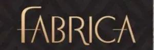 Stylized gold “FABRICA” text on a dark background