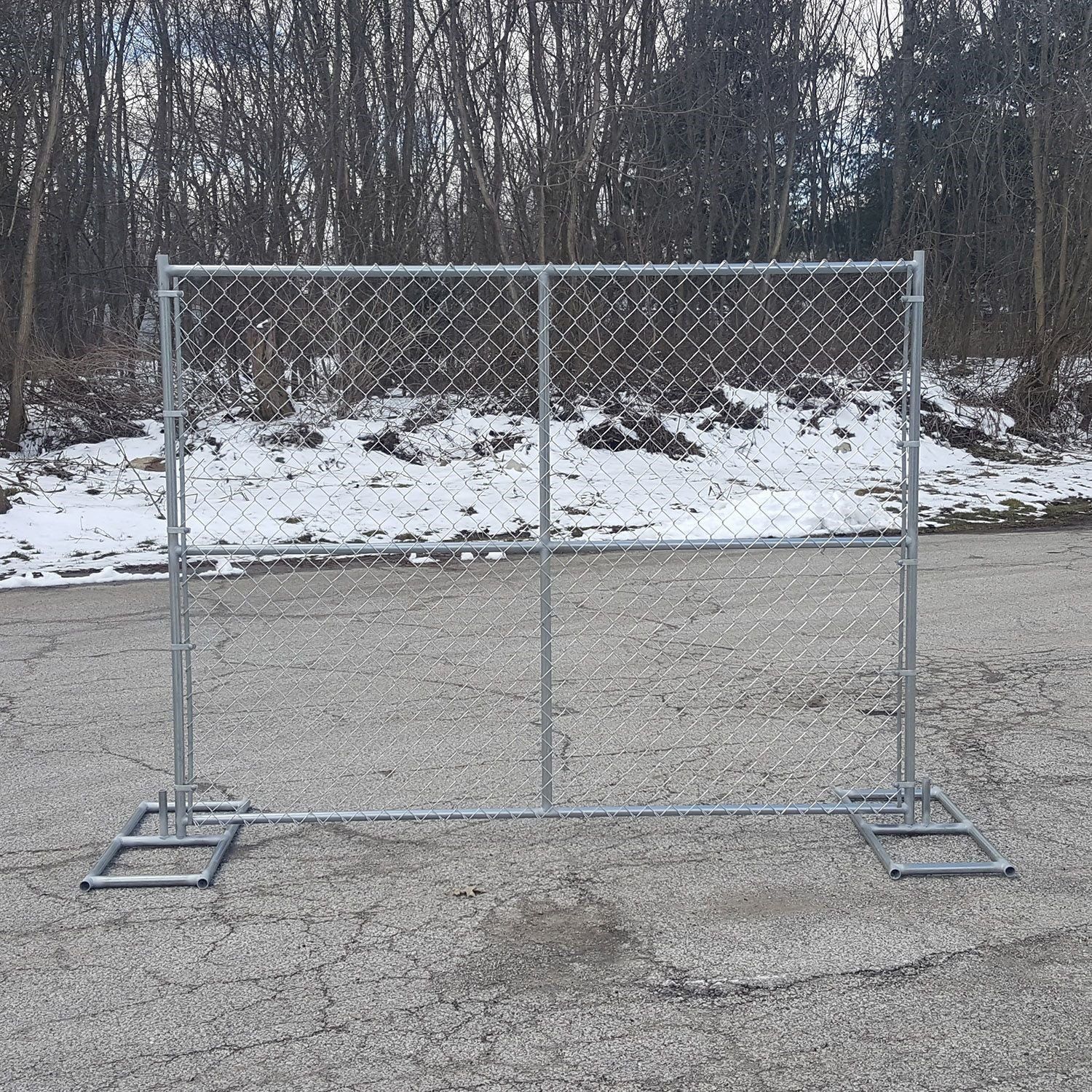 Temporary chain link fence from Metal Fence Supply Co.