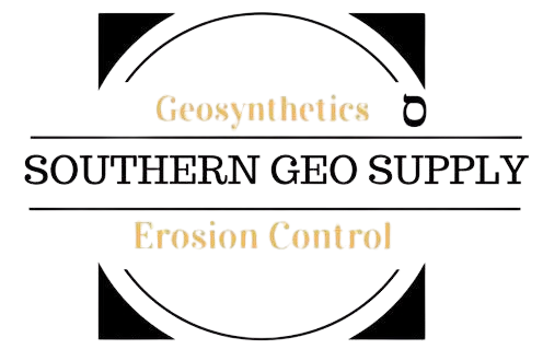Southern Geo Supply logo with Geosynthetics and Erosion Control text on white background