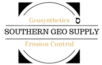 Southern Geo Supply logo with Geosynthetics and Erosion Control text on white background