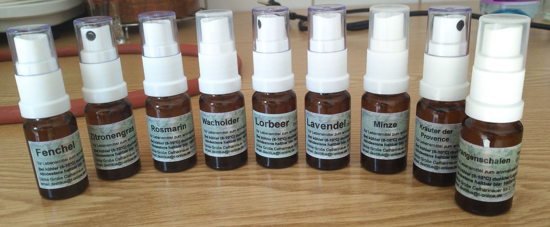 Hydrolate bei im Destillus-Shop