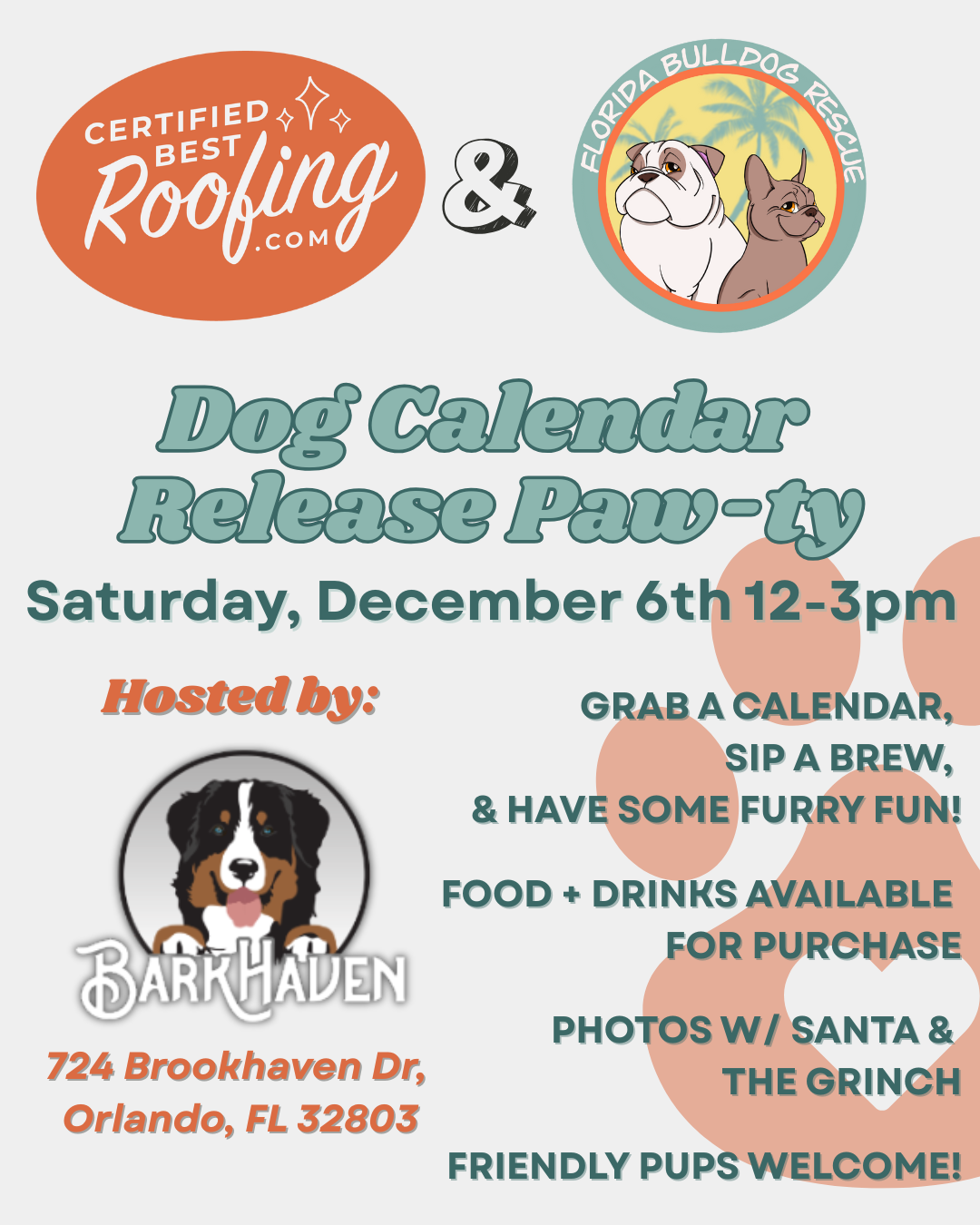 Dog Calendar Launch Paw-ty