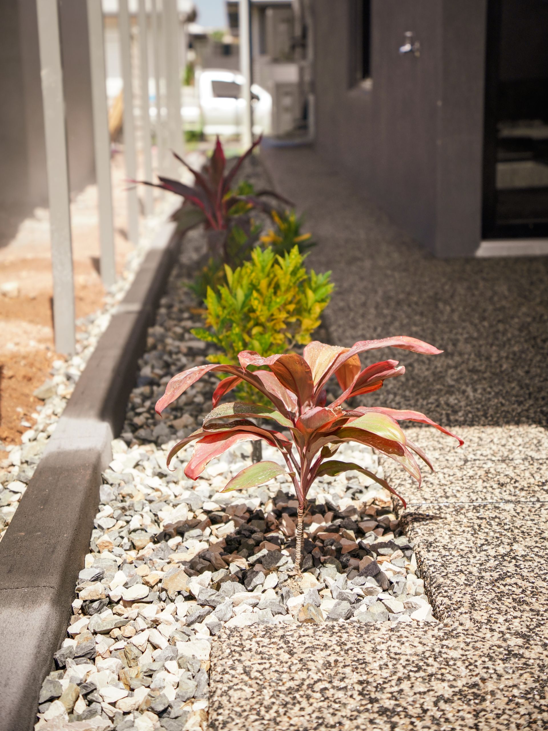 Landscaped Pavements Along an Entrance for a House — Landscaping in Palmerston, NT