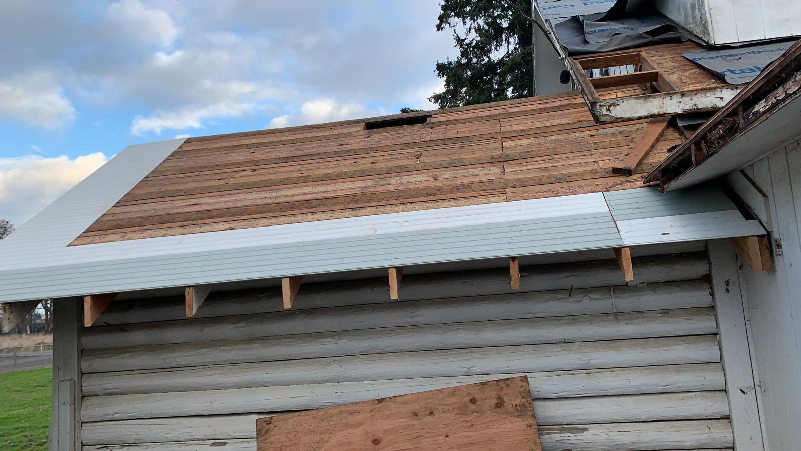 Roof Under Repair — Vancouver, WA — Mountainside Roofing LLC