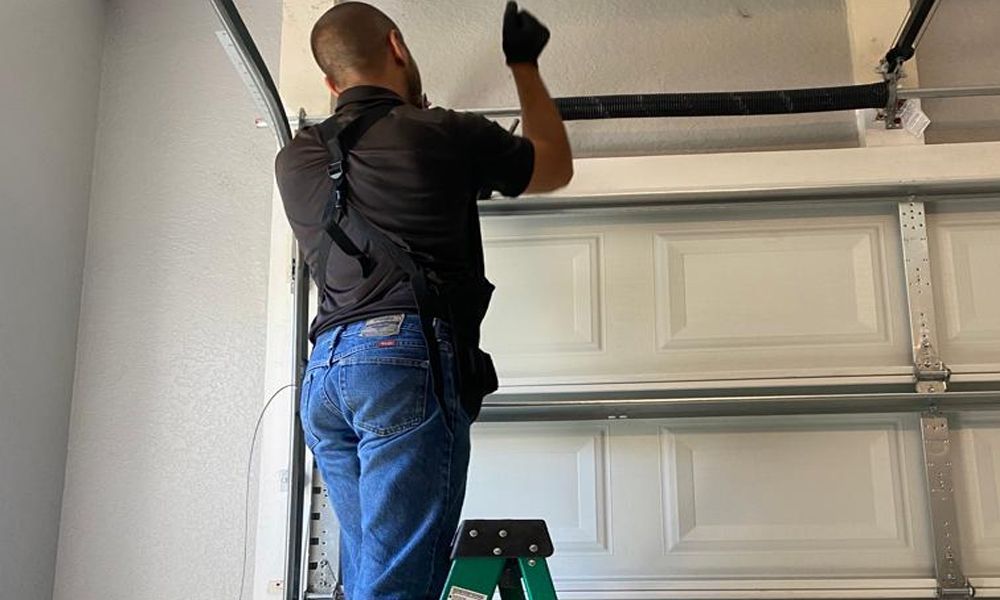 broken garage spring repair palatka fl