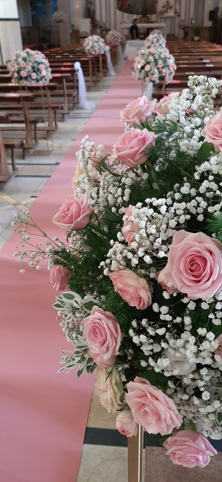 allestimento Chiesa matrimonio