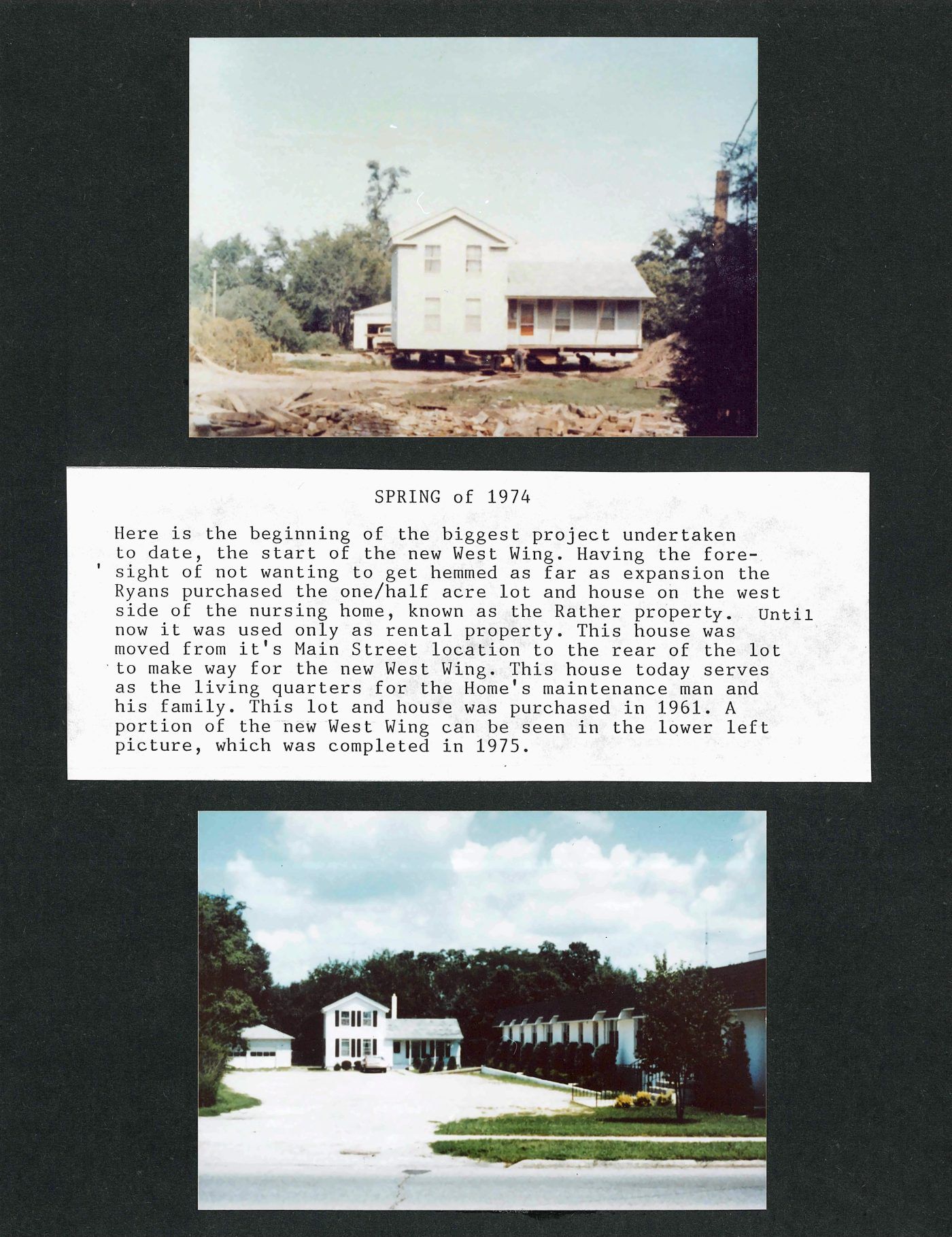 Chronological History of the Florence Nursing Home, page 10 of 17