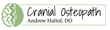 A logo for cranial osteopath andrew haltof do