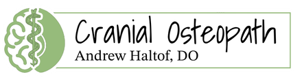 A logo for cranial osteopath andrew haltof do