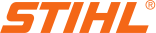The orange STIHL logo.