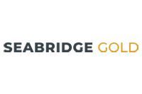 Seabridge Gold logo with dark gray text and gold accents.