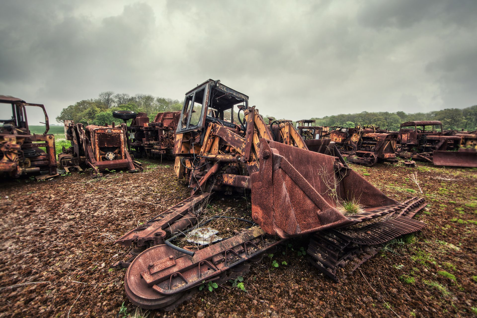 A rusty bulldozer | Canterbury, NZ | Mainmet Scrap Metal Recyclers