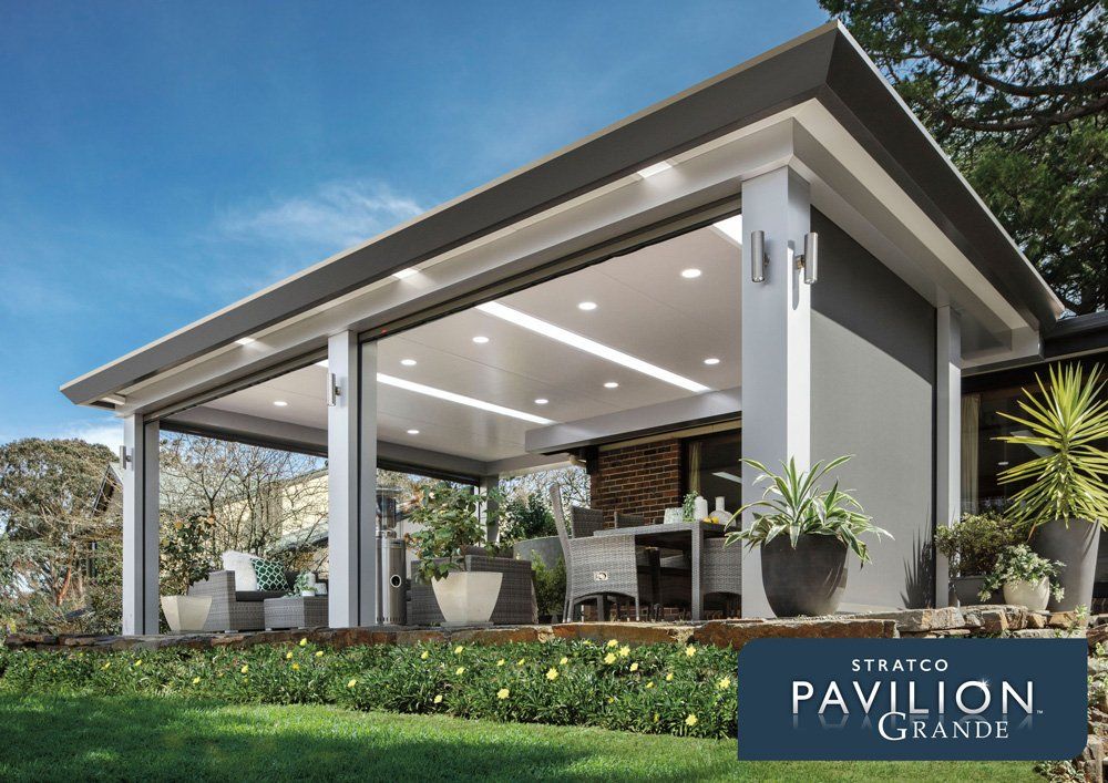 Gray Themed Verandah — Geelong, VIC — Absolute Patios