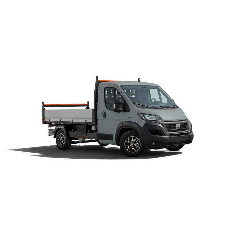 Fiat Ducato Autocarro di colore bianco.