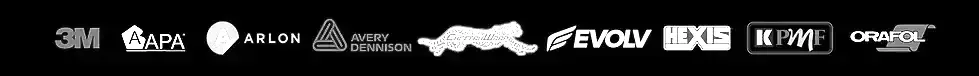 A row of white lines on a black background.