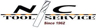 NC Tool Service logo featuring a drill bit graphic with