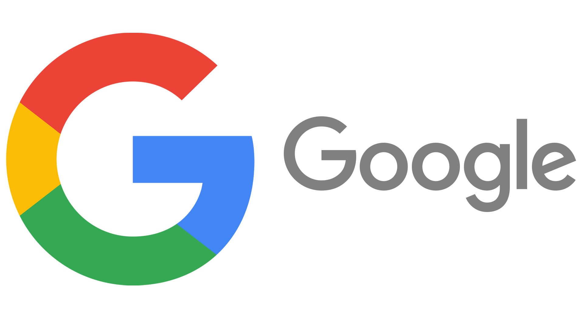Google logo: A colorful 