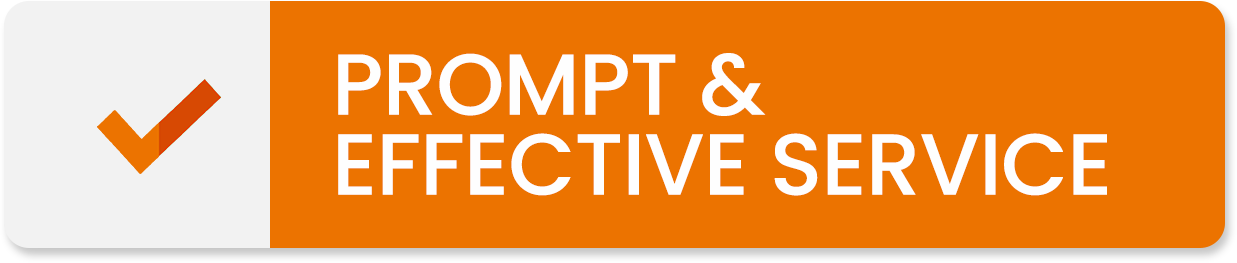 prompt & effective services