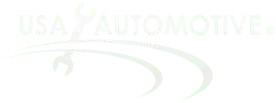 Red logo for "Demo Auto Repair" with wings, stars, and a circular design.