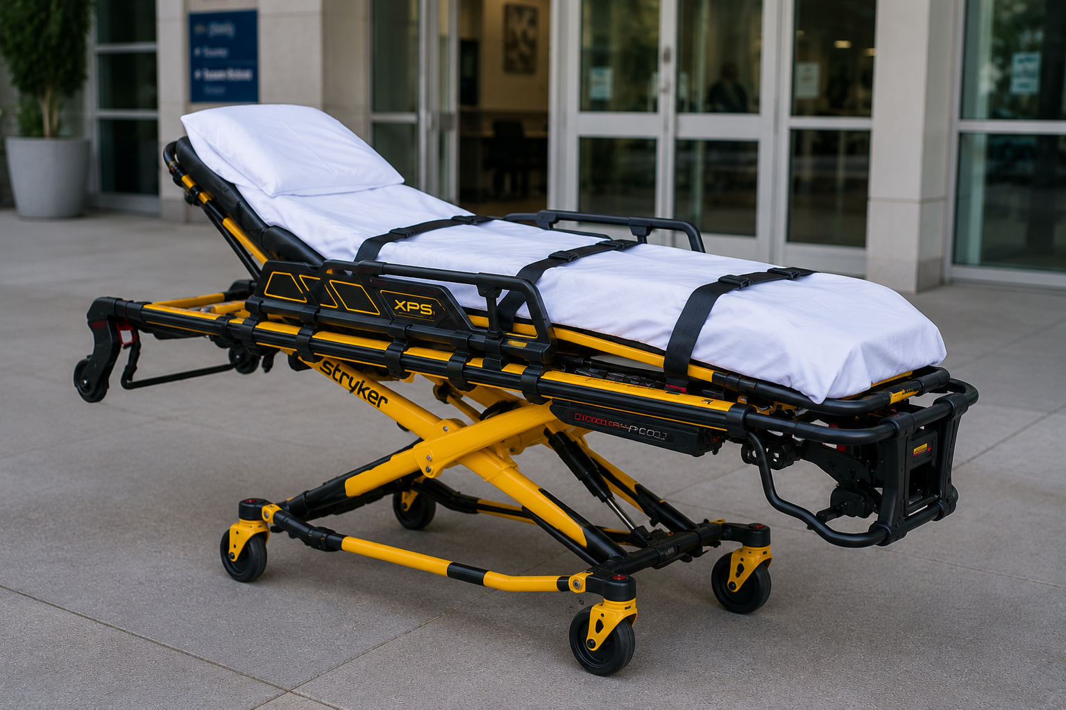 Coordinator reviewing details for a stretcher trip