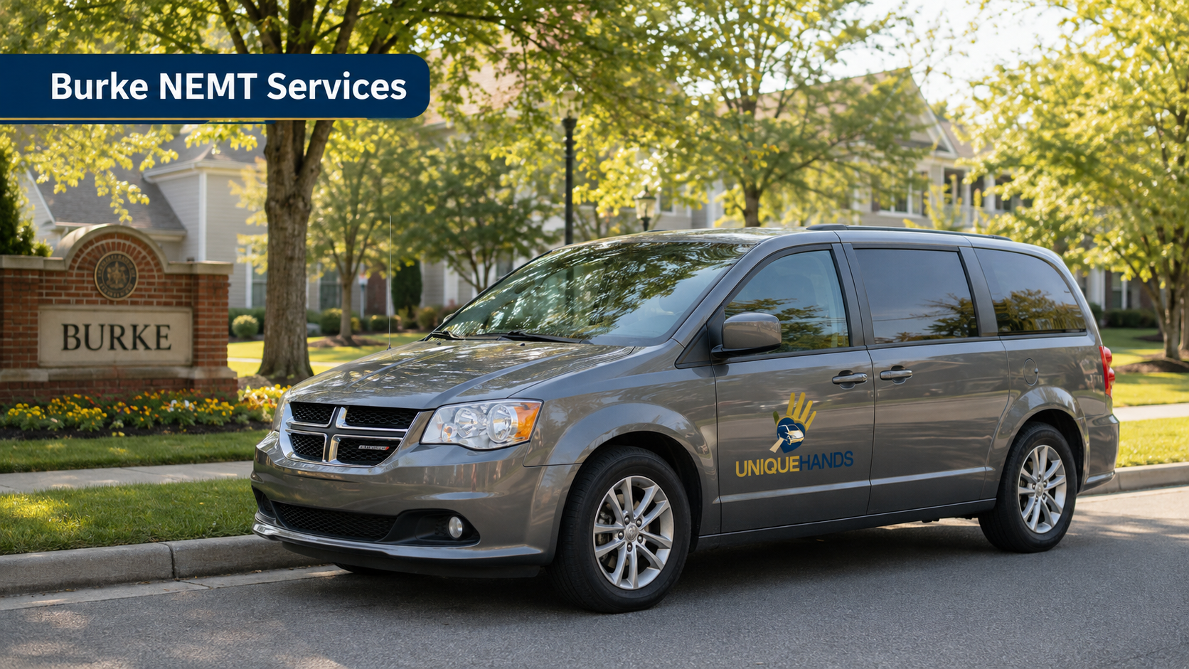 Private-pay non-emergency medical transportation serving Burke Virginia