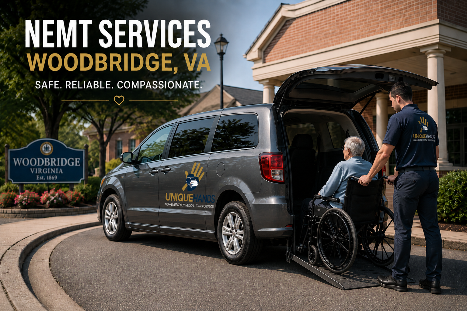 Non-emergency medical transportation services in Woodbridge Virginia