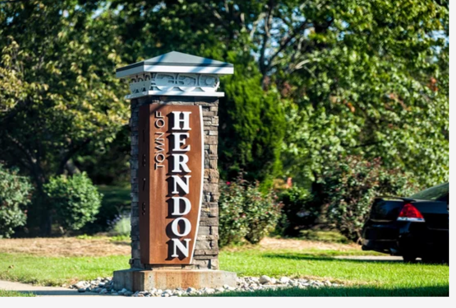 herndon virginia community sign